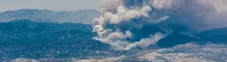 Smoke over Los Angeles